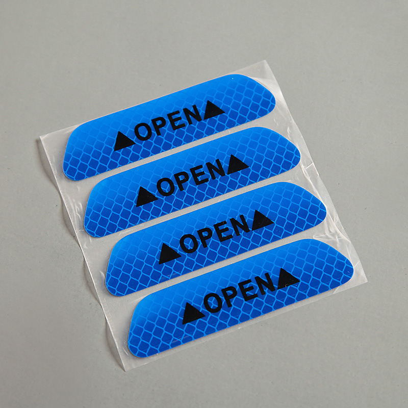 反射シール 青 リフレクター ライン 車検適合サイズ 2枚 最大60 オフ