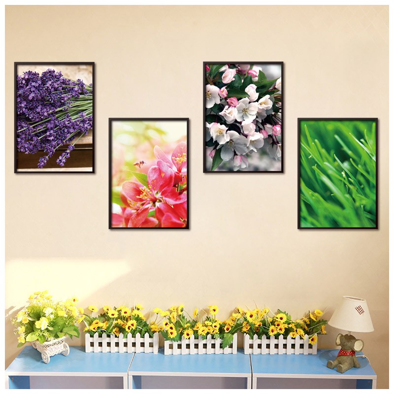 全商品オープニング価格 ウォールステッカー ウォールシール ポスター風 お花 フラワー 植物 自然 癒し カラフル 壁シール 壁紙シール 壁面装飾 壁装飾 室内装飾 インテリ Columbiatools Com