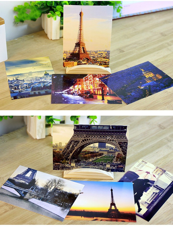 ポストカード グリーティングカード 30枚セット 絵葉書 はがき パリ フランス ヨーロッパ 欧州 海外 風景写真 景色 街並み 町並み おしゃれ き プラスナオ Paypayモール店 通販 Paypayモール
