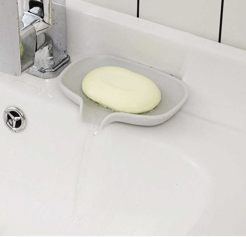  подставка под мыло камень .. шт. мыло класть мыло tray камень .. подставка tray силикон soft мягкость осушитель принадлежности для ванной кухня кухня уборная ванна 
