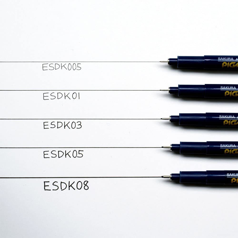  Sakura kre Pas ручка на водной основе pigma чёрный 5 шт. комплект ESDK-5A бесплатная доставка часть регион за исключением 