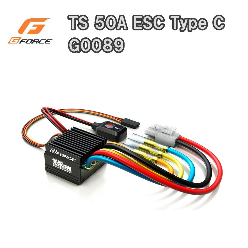 ジーフォース ESC TS50A Type-C G0089 ラジコンパーツ、アクセサリー