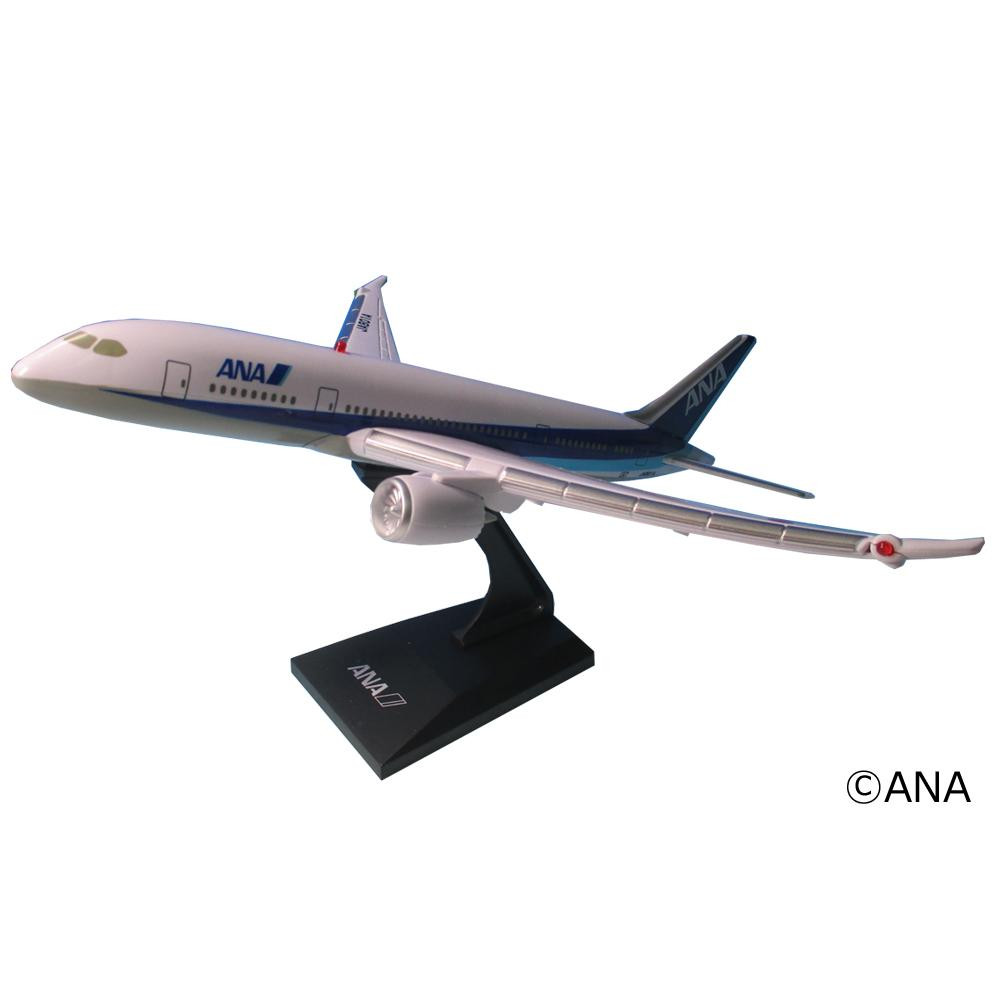 エアプレーングッズ リアルサウンドジェット ディスプレイスタンド付き ANA飛行機模型 MT456 完成品 飛行機グッズ インテリア 玩具 エアプレーングッズ 電池 塗の商品画像