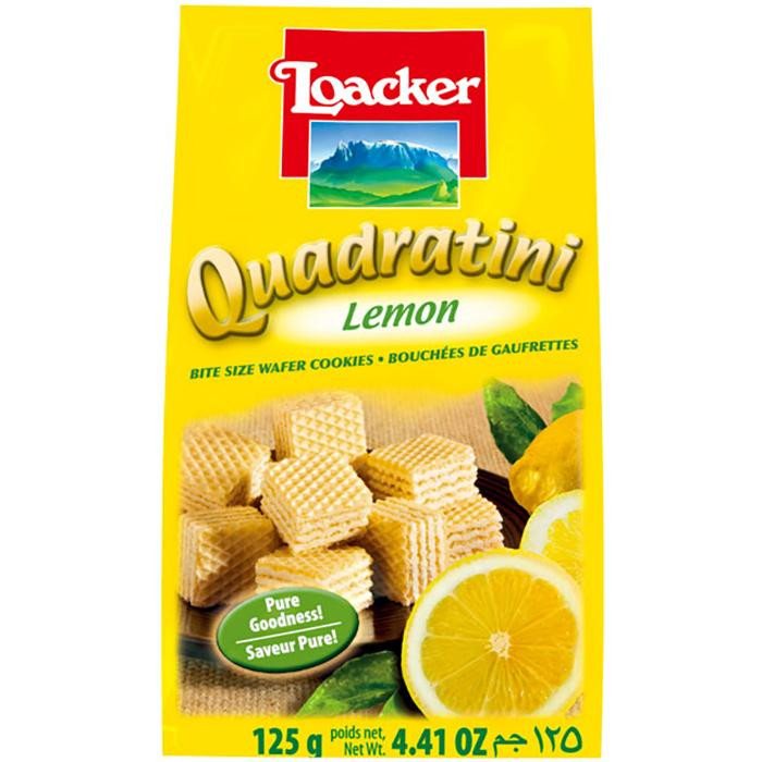 Loacker Loacker（ロアカー）クワドラティーニ レモン 125g×12個 お菓子のウエハースの商品画像