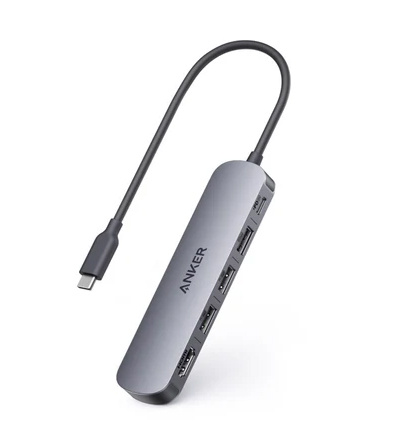 Anker USB-C ハブ （5-in-1, 4K, HDMI） グレー ［A83570A0］の商品画像