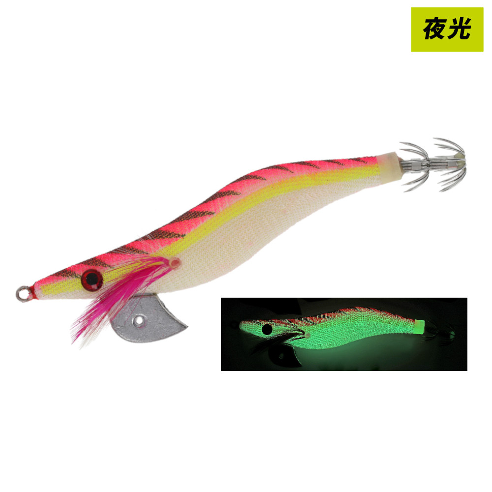 TAKAMIYA エギボンバー 3.5号 夜光 オレンジ エギ、餌木 - 最安値