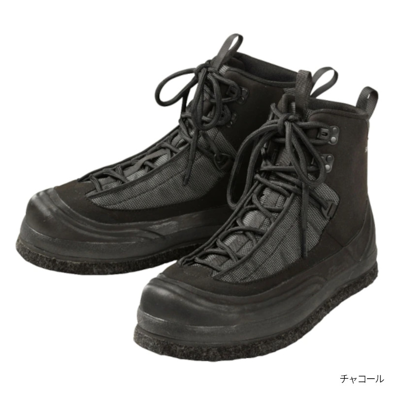  Shimano waders wading shoes cut pin felt charcoal 27.0 FS-004V