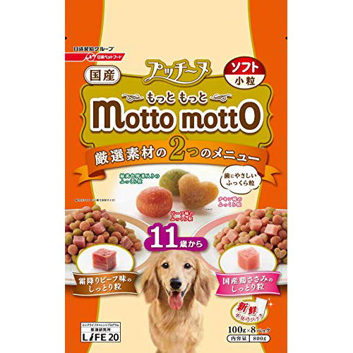 ペットライン ペットライン プッチーヌ motto motto ソフト 11歳から 800g×6個 犬用おやつ、ガムの商品画像