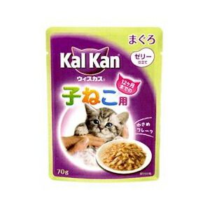 MARS（ペット用品、食品） カルカン パウチ 子ねこ用 ゼリー仕立て まぐろ 70g×40個 カルカン 猫缶、ウエットフードの商品画像