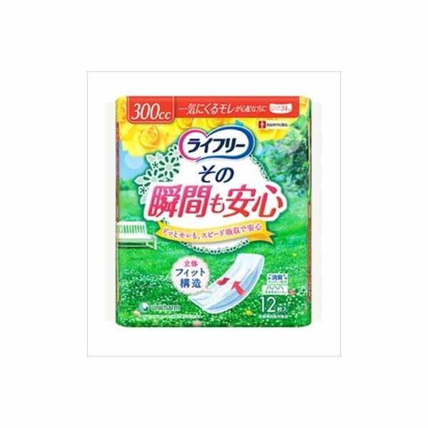 unicharm ユニチャーム ライフリー その瞬間も安心 12枚 × 36袋 ライフリー 尿漏れパッドの商品画像