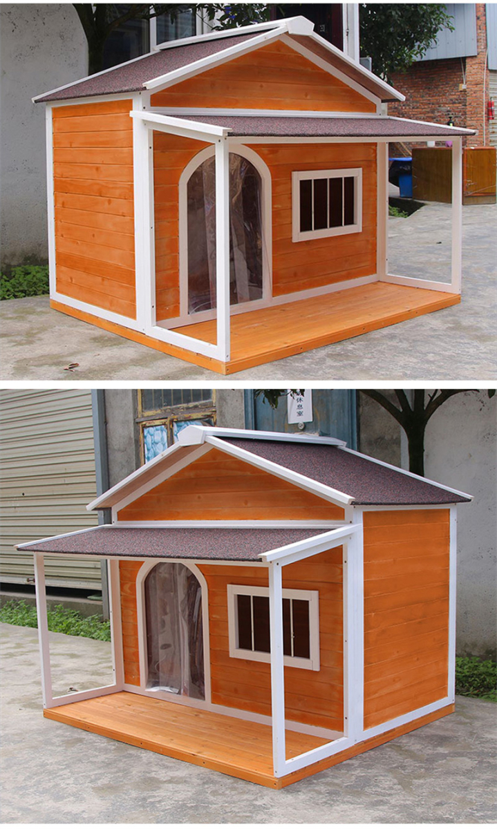 ラッピング不可 ドッグハウス 高さ110ｃｍ X 奥行110ｃｍ X 幅129ｃｍ サイズ外寸 M テラス ホームタウン 犬小屋 超大型犬用 大型犬用 木製 屋外 室外 その他