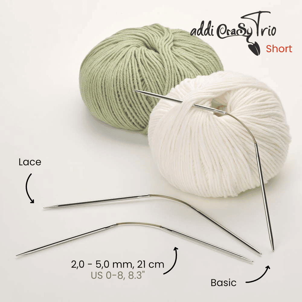  спицы 3.5mm 21cm×3шт.@ Adi addik Lazy Trio Short CraSy Trio short