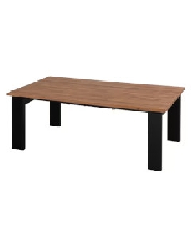 アイリスオーヤマ デザインタイプこたつ W1050×D600×H380mm IKT-RA1060 （ミドルブラウン）の商品画像