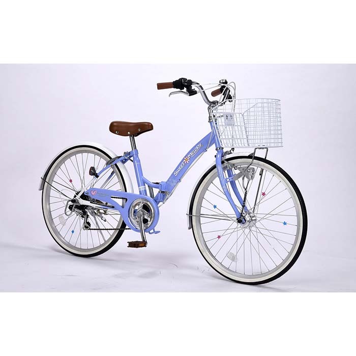  my palasM-804F/M-802F folding bicycle Junior cycle 24/22*6SP*LED light attaching folding 