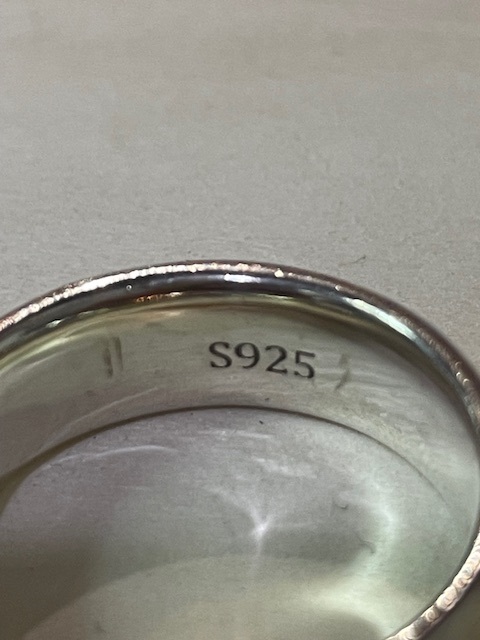  silver 925 ring ring stamp less D6234