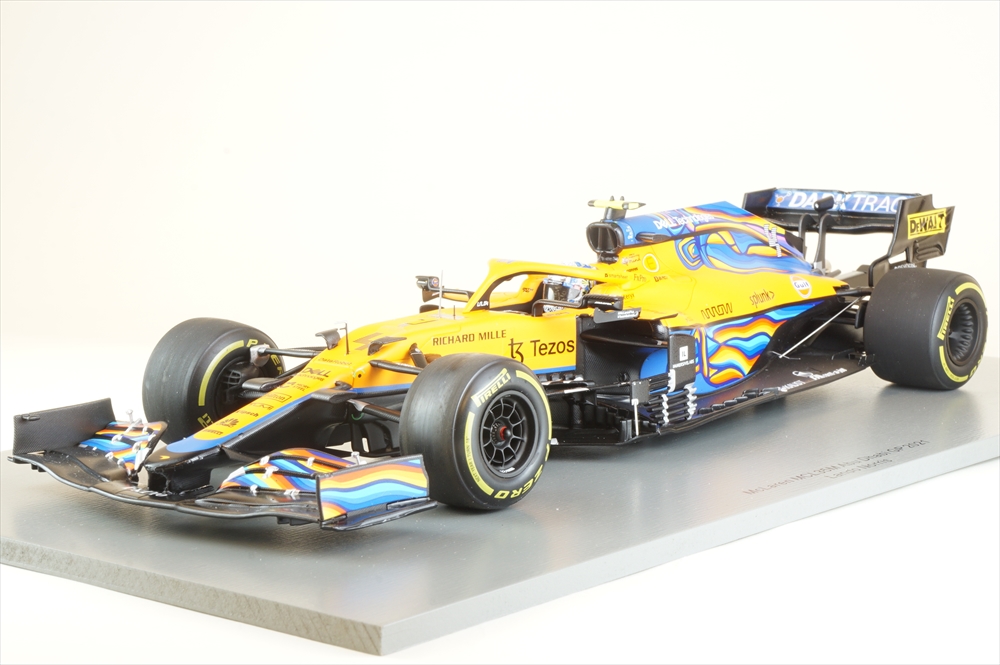 スパークモデル McLaren MCL35M No.4 McLaren Abu Dhabi GP 2021 Lando