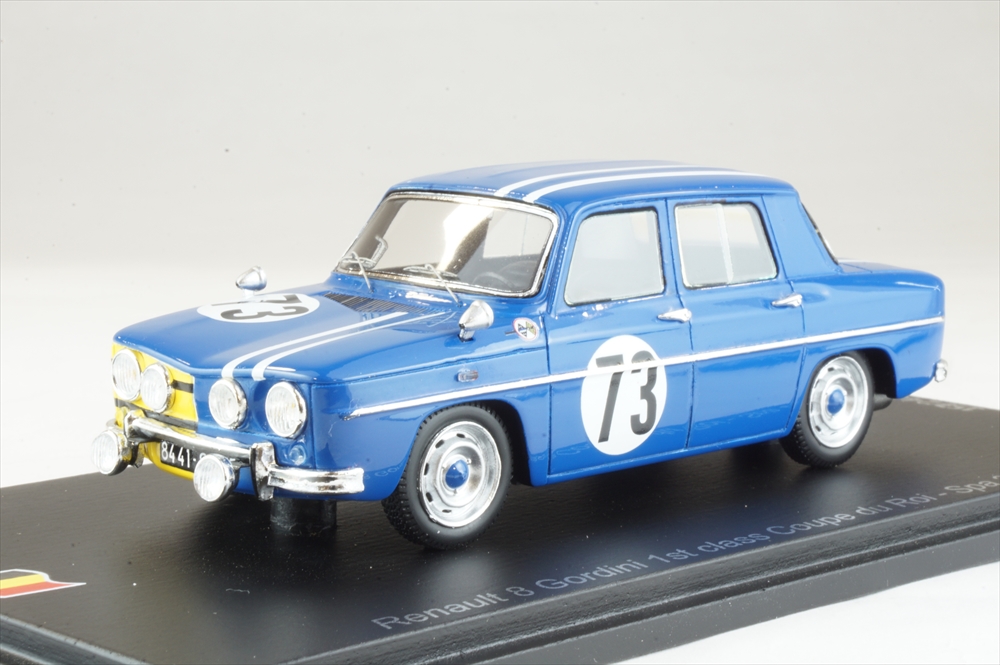 Miniature Voiture SPARK 1/43 - Renault 8 Gordini - Coupe Du Roi SPA 1966 (100SPA02)