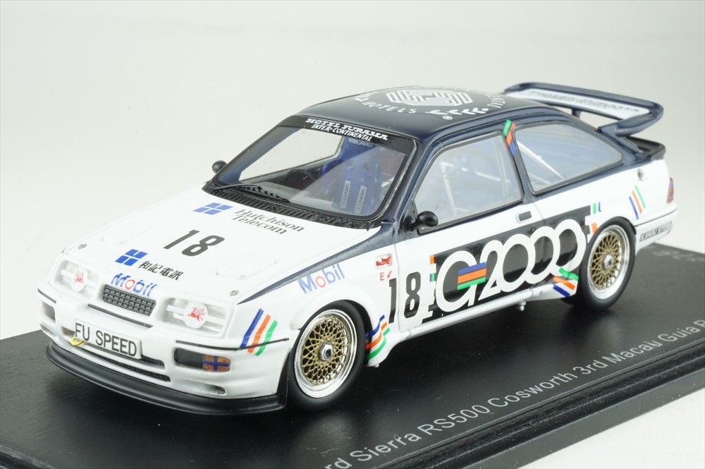 スパークモデル Ford Sierra RS500 Cosworth No.18 3rd Macau Guia Race 1988 Andy ...