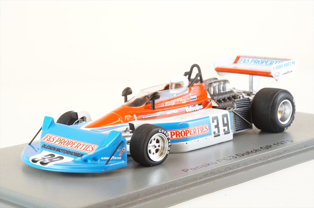 1:43 SPARK PENSKE F1 Pc3 #39 Holland Gp 1976 B.Hayje Red White Blue S7211 EUR 69,95 - FR