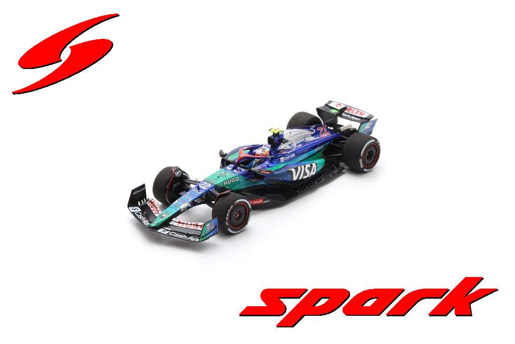 スパークモデル Visa Cash App RB F1 Team VCARB 01 No.22 Visa