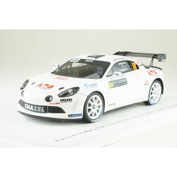 Spark S6723 ALPINE A110 Rally RGT N°64 Chazel Technologie 2023 3ème 1/43