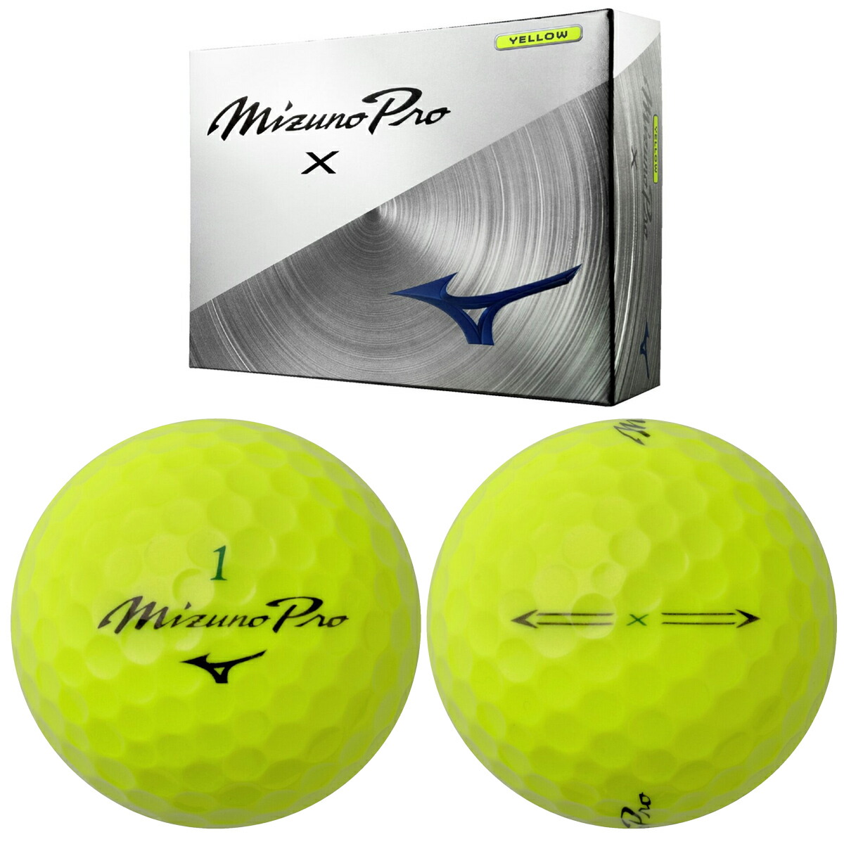 MIZUNO Mizuno Pro X ミズノプロ エックス イエロー 1ダース ゴルフ