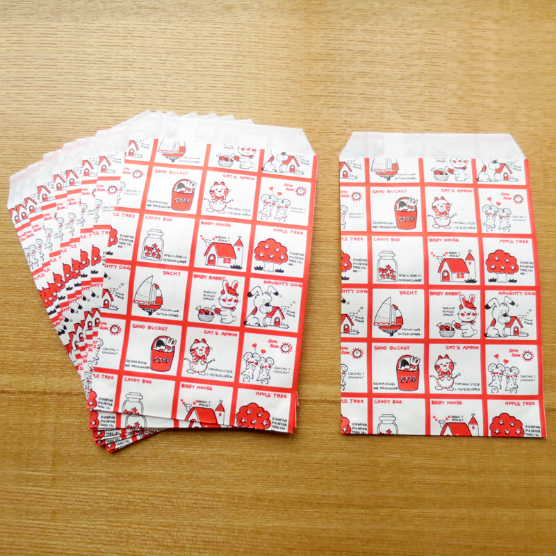 бумажный пакет simojimaHEIKO рисунок маленький пакет R модель R-85 105mm×150mm Stop pe il 20 листов доставка отдельно стоимость доставки 94 иен ~