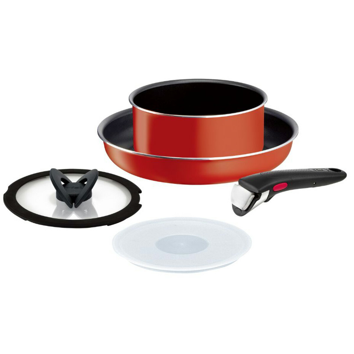 T-fal ティファール インジニオ・ネオ パプリカレッド セット5 L15191