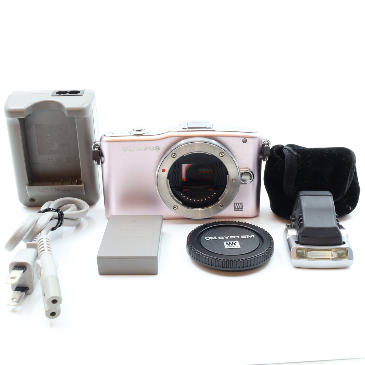 オリンパス オリンパスペン OLYMPUS PEN mini E-PM1 ボディ（ピンク