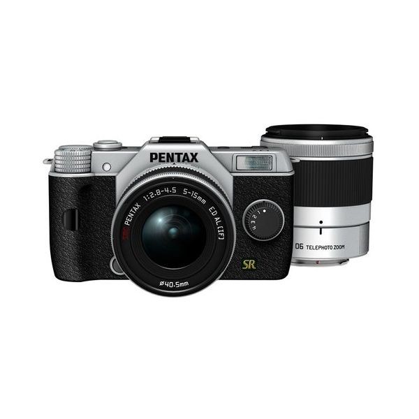 リコーイメージング ペンタックス PENTAX Q7 ダブルズームキット（シルバー） ミラーレス一眼カメラの商品画像