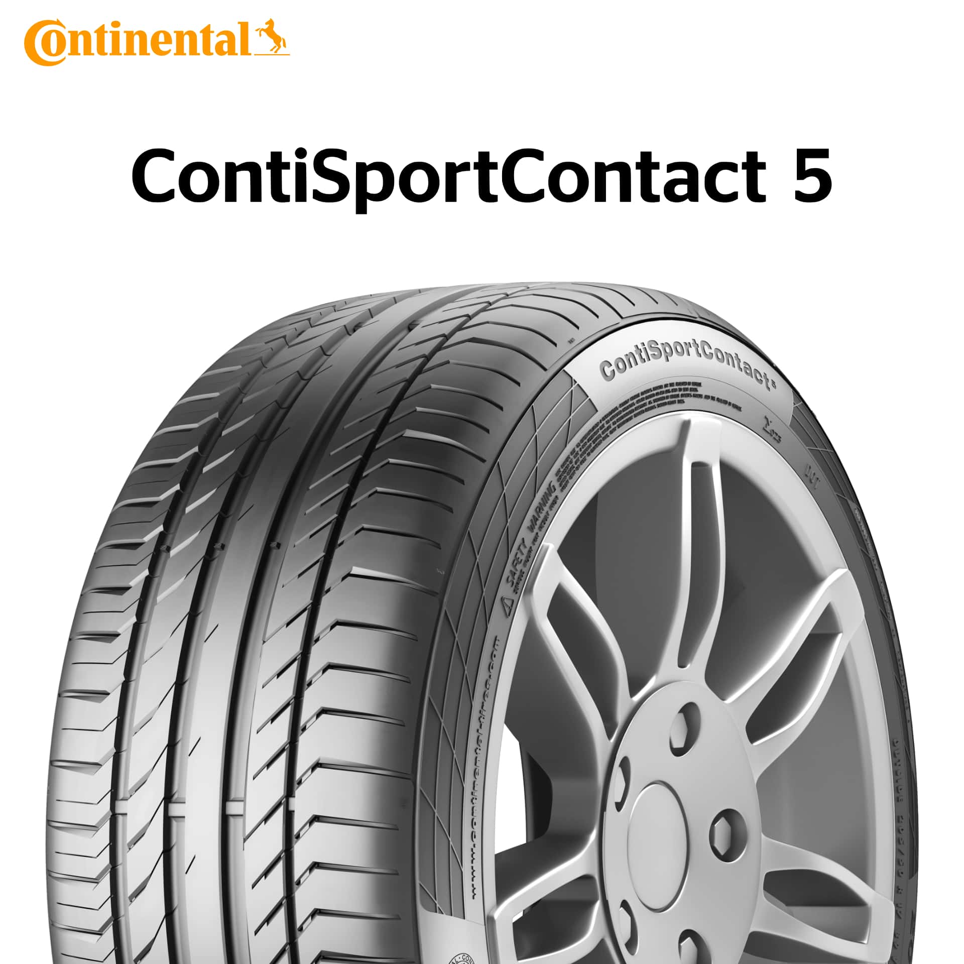 コンチネンタル ContiSportContact 5 235/45R17 94W ContiSeal タイヤ×1本 ContiSportContact 自動車　ラジアルタイヤ、夏タイヤの商品画像