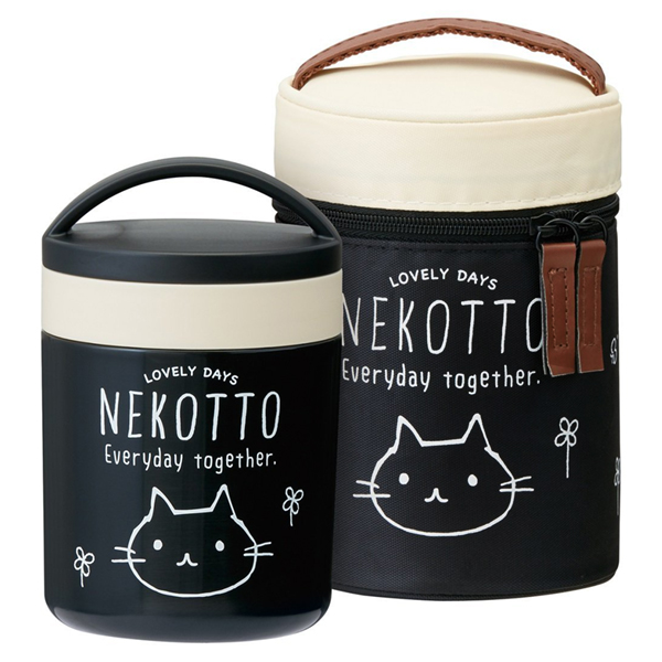 超軽量保温保冷デリカポット 300ml KLJFC3 （ねこっと）の商品画像