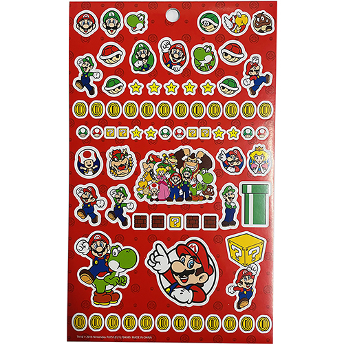  super Mario стикер накладка 4 сиденье 16439 наклейка стикер Mario игра товары .. прекрасный наклейка декоративный элемент украшение симпатичный Nintendo импортные товары 