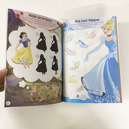  Disney Princess Acty bi чай книжка цветные карандаши имеется 17312 раскрашенные картинки лабиринт английский язык . дом развлечение Ariel lapntseru bell жасмин Disney princes