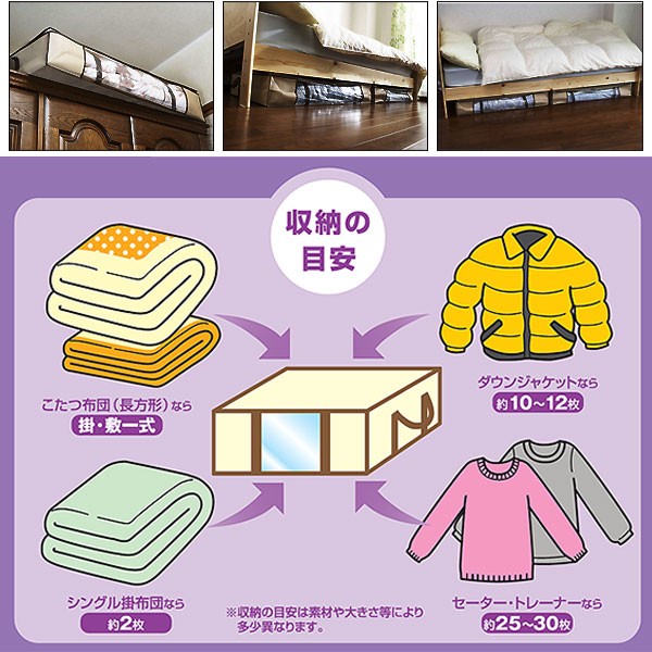 【すきま用 圧縮袋 バルブ式】 マチ付 圧縮収納ケース 衣類 布団 毛布 ダウンジャケット 羽毛布団 タオルケット ふとん コート 押入れ クローゼット コンパクト 整理 衣類収納 人気 圧縮袋 in box 圧縮布団 布団収納袋 ふとん圧縮袋 寝具