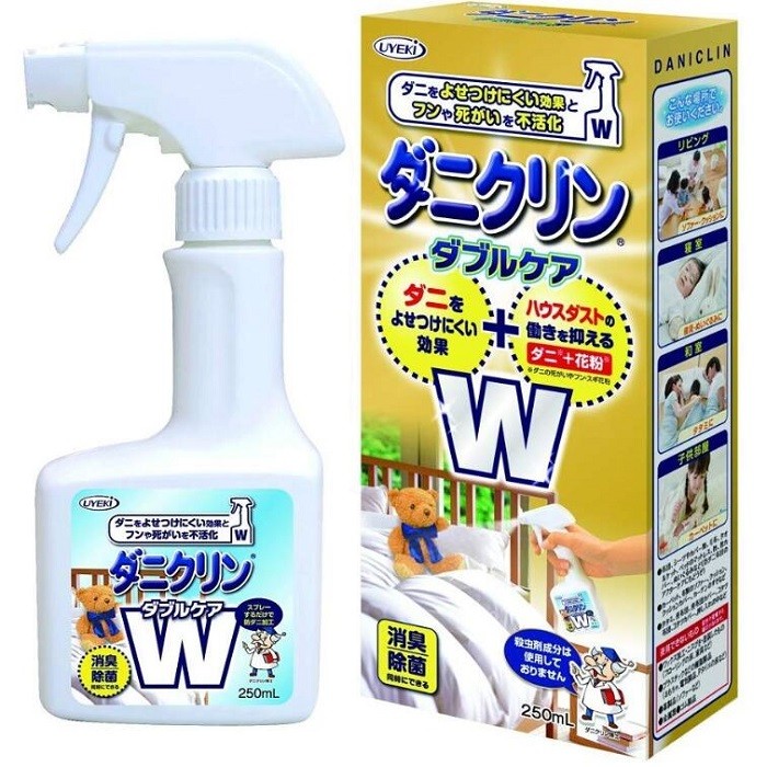 UYEKI ダニクリン Wケア 250ml ×24 ダニクリン ノミ、ダニ駆除剤の商品画像