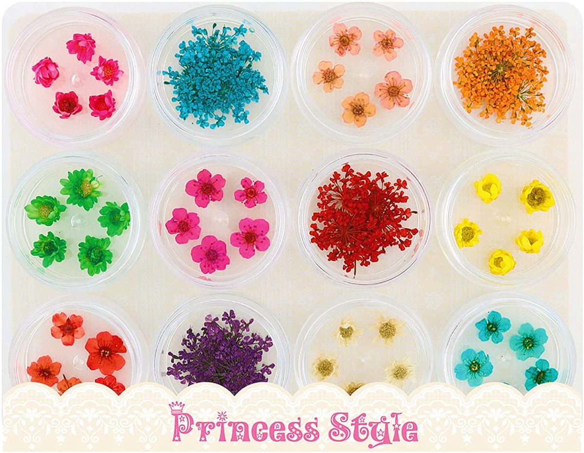  dry flower .... race flower Star flower resin . go in aroma wax nails for assortment set 