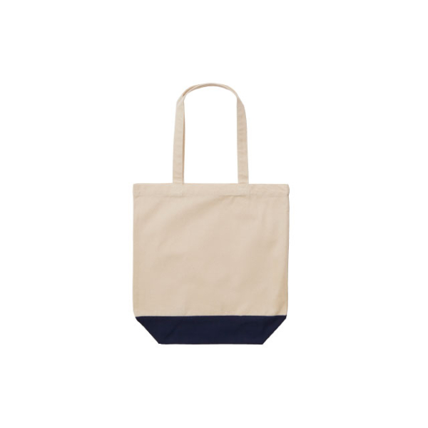  eko-bag United Athle 1460-01 canvas tote bag natural * navy M 100 point (1 point ×100)