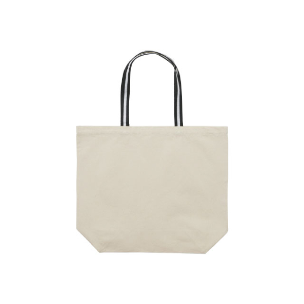 United Athle 1460-01 canvas tote bag natural * black and white L 100 point (1 point ×100)