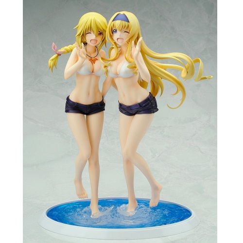 IS ラウラ＆シャル ネコミミパジャマ 1/7 完成品フィギュア[アルター] アルター インフィニット・ストラトス ラウラ＆シャル ネコミミ