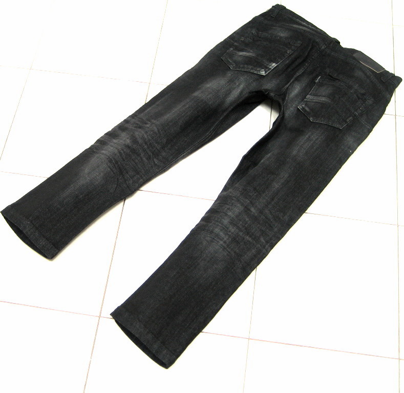  Tornado Mart брюки L укороченные брюки пятно осветлитель rigid конический Denim чёрный 017