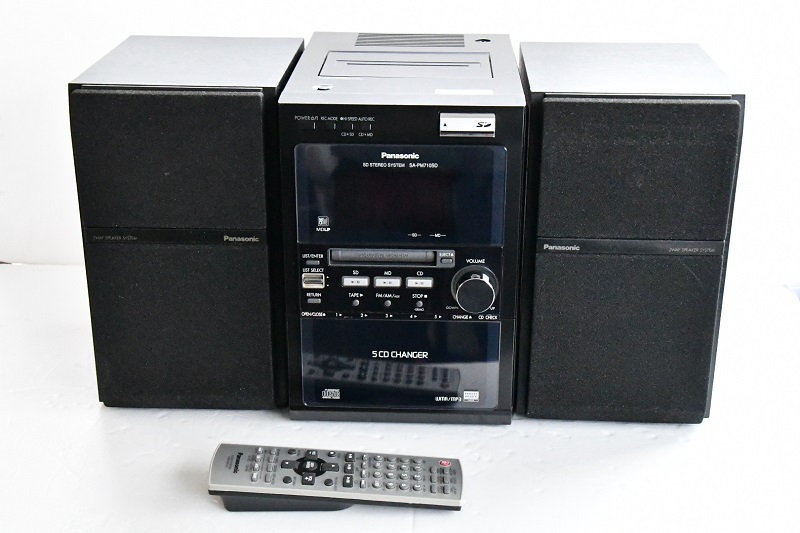 美品 【Panasonic】ミニコンポ · ステレオシステム · ブラック 商品一覧 | ミニコンポ／スピーカーシステム | Panasonic