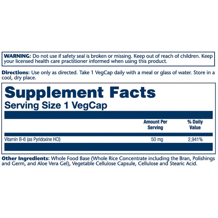 so RaRe -2 -step time Release vitamin B-6 50mgbejita Lien Capsule 60 bead Solaray Vitamin B6 Timed-Releasepili when sin