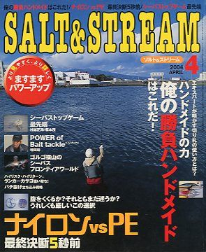 SALT&amp;STREAM( соль & Stream ) 2004 год 4 месяц номер < бесплатная доставка >
