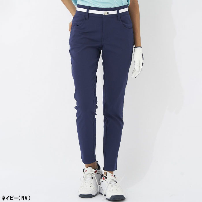  lady's filler Golf water repelling processing . sweat speed . stretch 9 minute height pants 754-300 bottoms Golf wear 2024 year spring summer model FILA