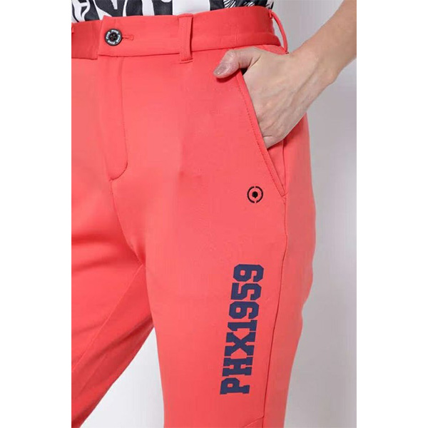  lady's pin apparel Golf wear long pants 622-3131110 recycle s cue ba tapered pants bottoms 2023 year spring summer model 