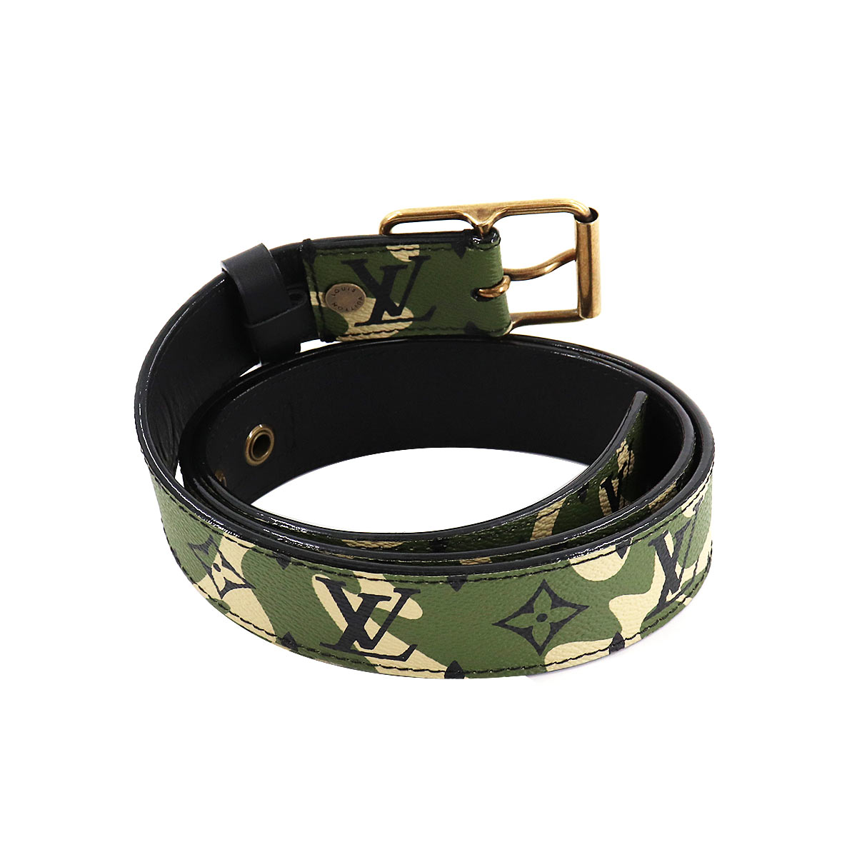 村上隆 × サンチュール ベルト M9646U （グリーン（迷彩））