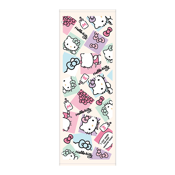  Hello Kitty Junior bath towel square cute pattern [No.3765001300] [M flight 1/1]