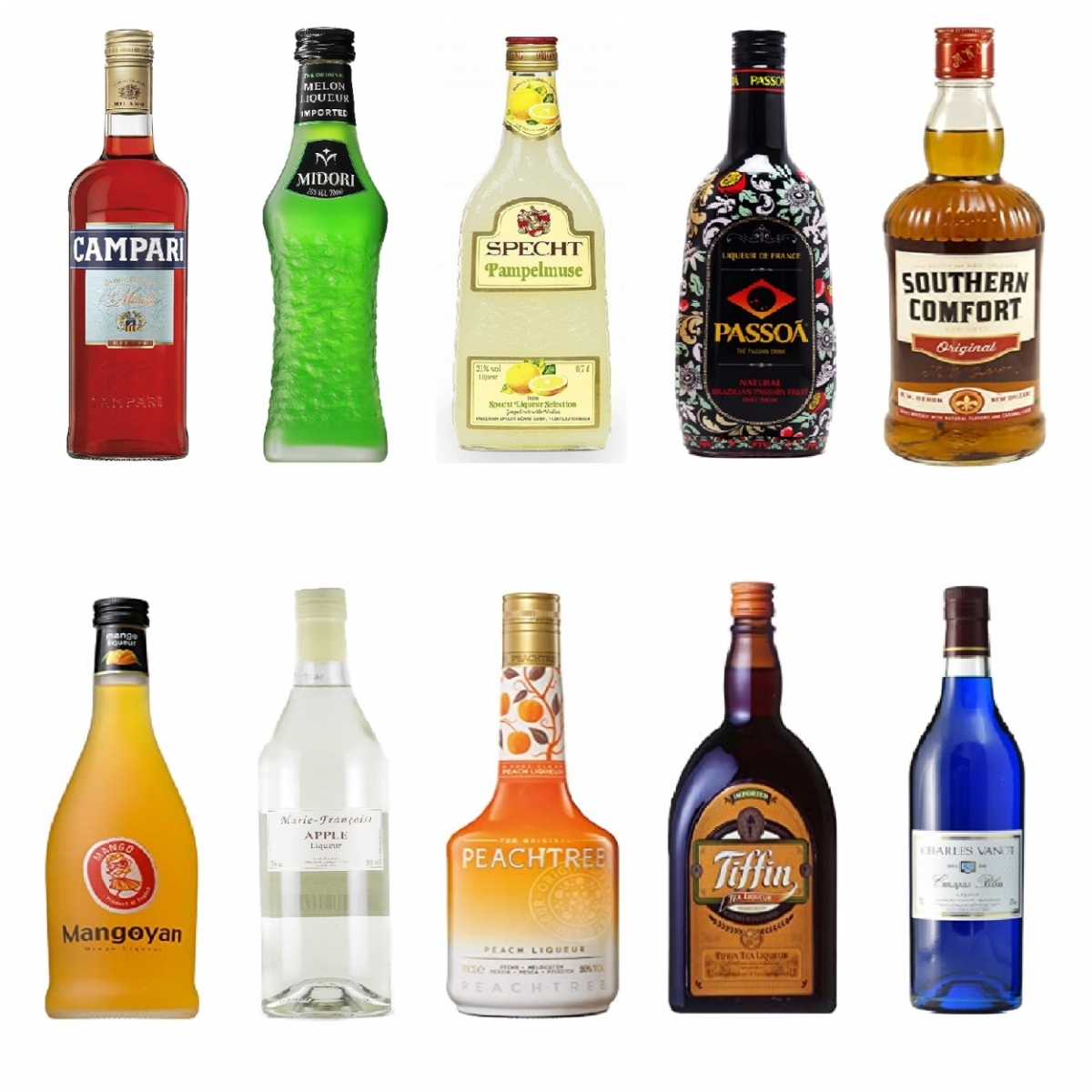[ cocktail introduction ] fruit series liqueur 10 kind set each 100ml [ animation cocktail recipe attaching ].. comparing remote ..