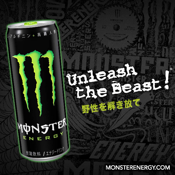  Asahi drink Monster Energy drink 355ml ×24ps.